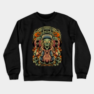 Skateboard skull Crewneck Sweatshirt